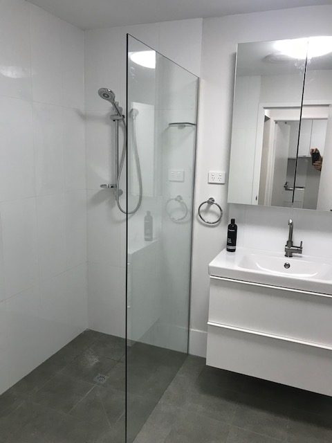 Ensuite after the Middle Park renovation